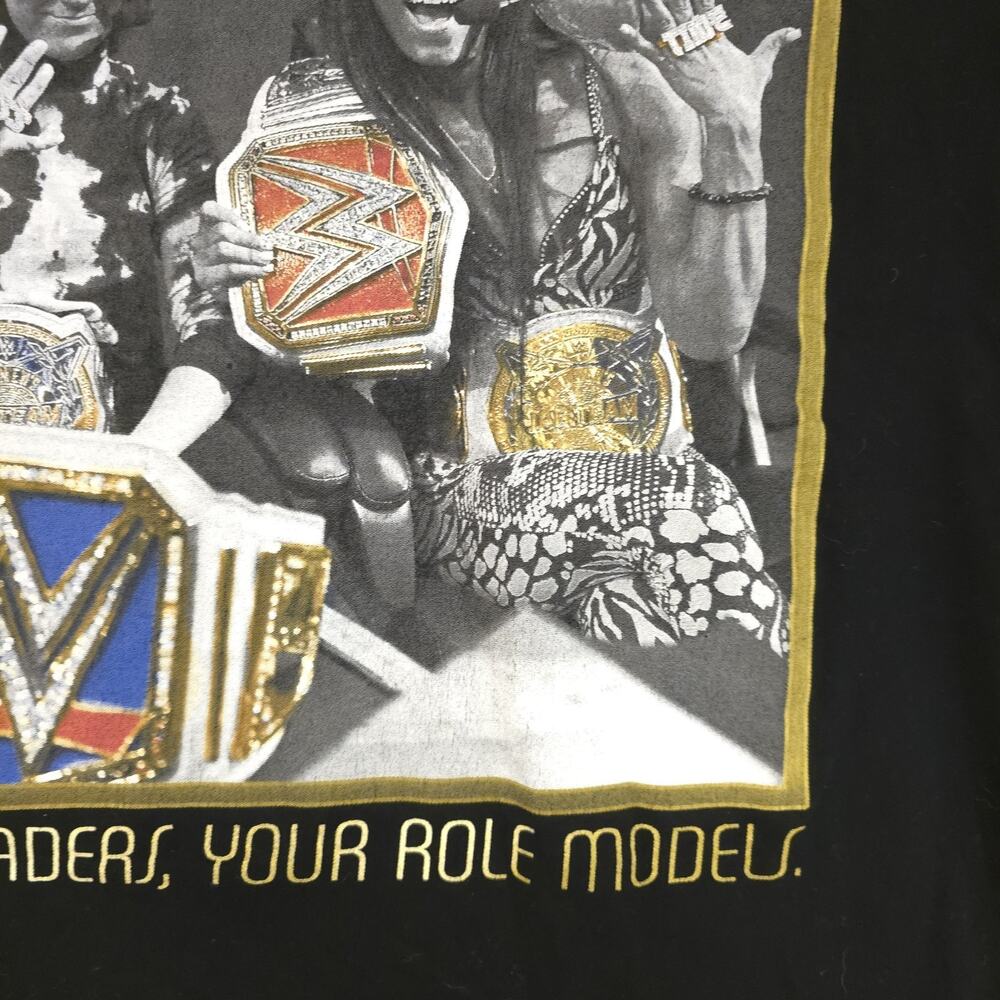 WWE Bayley Sasha Banks All The Gold Shirt Women Champions Tee Black Size M - Picture 7 of 11